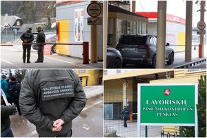 Lietuva uždaro Raigardo ir Lavoriškių pasienio kontrolės punktus su Baltarusija