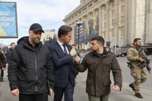 V. Zelenskis ir M. Rutte pasirašė Ukrainos ir Nyderlandų saugumo sutartį