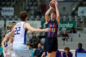 K. Jakučionis ir vėl buvo nesustabdomas, o „Barcelona“ pateko į Eurolygos jaunimo atrankos finalą