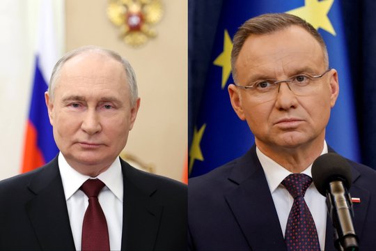 V. Putinas ir A. Duda.