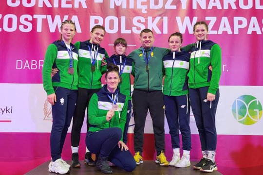 K. Gaučaitė tapo tarptautinio imtynių turnyro Lenkijoje nugalėtoja – medalius iškovojo dar trys imtynininkės