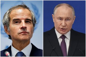 Zaporožės atominėje elektrinėje – nerimą kelianti situacija: TATENA vadovas siekia susitikti su V. Putinu