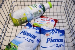 Tyrimas atskleidė: pigiausi pieno produktai – prekybos tinkle „Lidl“