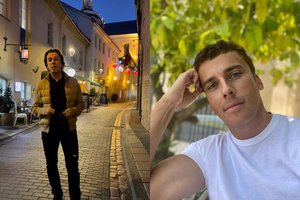 M. Galkinas įsiamžino populiarioje Vilniaus gatvėje ir prabilo lietuviškai