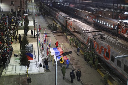 Rusijos geležinkelis.