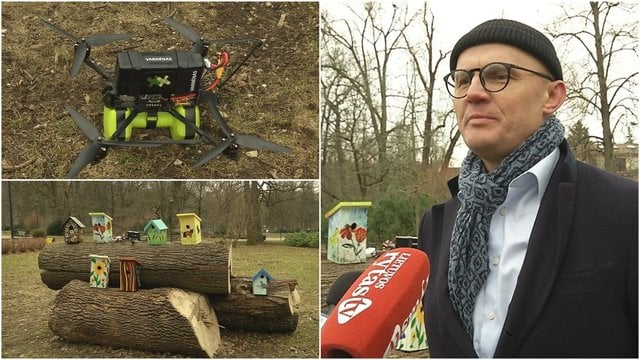 Prasideda nauja paramos Ukrainai akcija: skatina ne tik prisidėti prie dronų pirkimo, bet ir gaminti inkilus