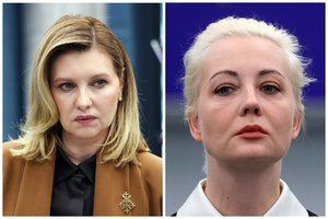 Žiniasklaida: šalia J. Navalnajos sėdėti nenorėjusi O. Zelenska atsisakė kvietimo į J. Bideno metinį pranešimą