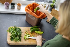 Maišelius maisto atliekoms dalins net Kaziuko mugėje