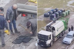 Gatvę tvarkantys darbininkai tapo „TikTok“ žvaigždėmis – užfiksavo, kaip jiems sekasi