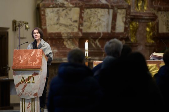  Vilniaus Švento Kazimiero bažnyčioje aukojamos mišios už Rimą Tuminą<br> V. Skaraičio nuotr.