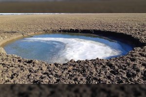 Pakruojo rajone atsivėrė 15 m skersmens smegduobė: toks atvejis – pirmas rajone