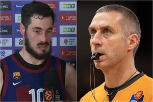 Po pergalingų rungtynių – N. Kaliničiaus vieša tirada teisėjui: „Neįtikėtina, kad jis sako tokius dalykus“