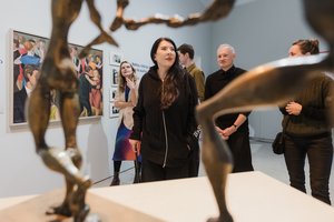 MO muziejuje apsilankiusi Marina Abramovič: „Tai viena geriausių mano matytų parodų“