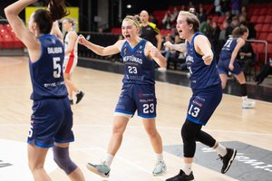 V. Balaban baudų metimai atnešė klaipėdietėms pergalę prieš Karalienės taurės čempiones