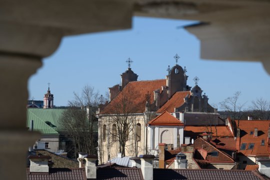  Vilniaus centre – tūkstantinės eitynės Kovo 11-osios proga.<br> V.Skaraičio nuotr.
