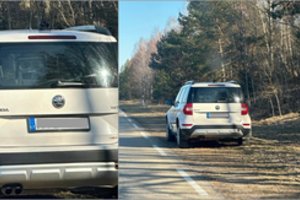 Taip pastatyto trikojo greičio matuoklio dar nematė: iš tokio vaizdelio kvatojosi ne vienas vairuotojas