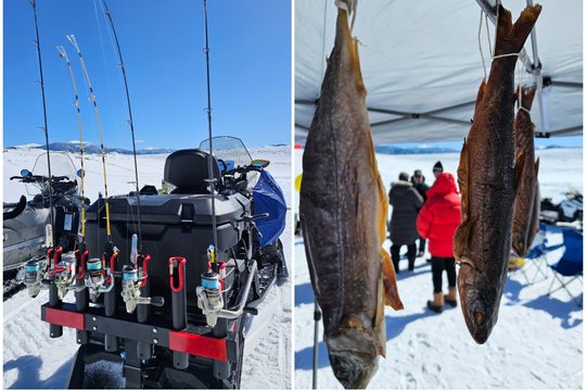  Kolorado lietuviai rinkosi paminėti šią dieną organizuotose poledinės žūklės varžybose „100 Ekečių“ ant Granby ežero ledo.