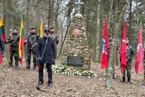 Alytaus rajone pagerbtas Vaclovo Voverio-Žaibo ir jo bendražygių atminimas