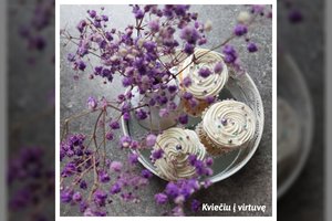 Keksiukai su citrininiu įdaru: purūs, minkšti ir lengvi