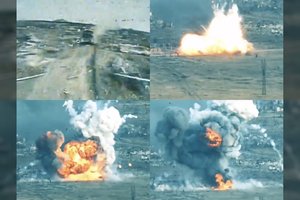 Tokio sprogimo turbūt dar nematėte: parodė, kaip sunaikino vieną grėsmingiausių rusų ginklų