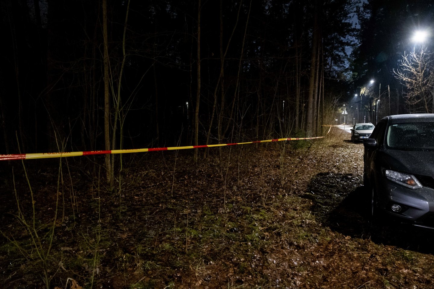 Vėlų antradienio vakarą Vilniuje prie savo namų užpultas A.Navalno bendražygis L.Volkovas.<br> T.Bauro nuotr.