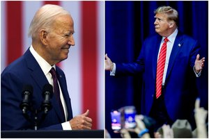 J. Bidenas ir D. Trumpas stos į dar vieną kovą: nominacijos jau užsitikrintos, aidėjo ir kandžios replikos