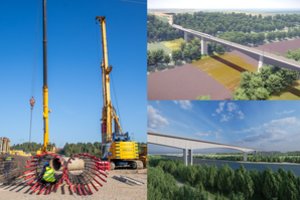 Baimės dėl rekordinio tilto ties Jonava pasitvirtino: už metus vėluosiančius darbus ES mokėti nežada