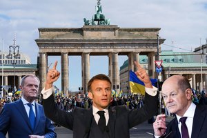 Užvirus dramai tarp sąjungininkų – O. Scholzas, E. Macronas ir D. Tuskas susitiks Berlyne: aiškinsis nesutarimus dėl Ukrainos