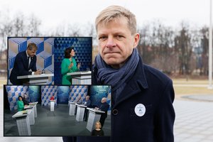 Incidentas LRT studijoje: tiesioginio eterio metu nualpo R. Šimašius