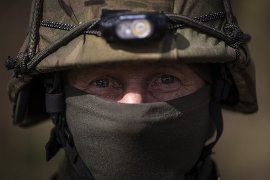  Ukrainos karių apmokymai Jungtinėje Karalystėje. Mokymus veda danų instruktoriai.<br> EPA-ELTA nuotr.