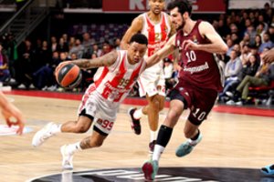 Varžovų smugį alkūne sugėręs „Crvena zvezda“ brazilas naktį praleido ligoninėje