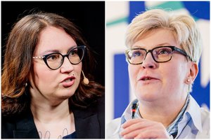 I. Šimonytė nesureikšmina kivirčo su E. Dobrowolska: kaltinimais tarpusavyje mėtytis nereikėtų