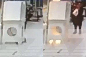 Maskvoje moteris padegė balsavimo kabiną