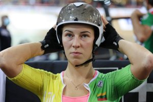 Dviratininkė Olivija Baleišytė – Tautų taurės eliminavimo lyderė