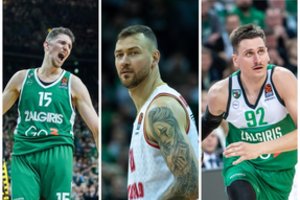 Pažymiai Eurolygos lietuviams: geriausias R. Jokubaičio mačas, „tylios“ D. Motiejūno pastangos ir „Žalgirio“ kapitono problemos