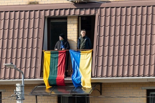 Vilniuje atsisveikinta su tarnavusiu ir žuvusiu Lietuvos savanoriu Tadu Tumu.<br>T.Bauro nuotr.