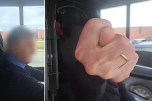 Kaunietis pasibaisėjo autobuso vairuotojo elgesiu: spaudė „gazas dugnas“, keikėsi, rodė „špygą“