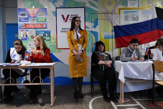  Rusijos prezidento rinkimai.<br> EPA-ELTA nuotr.