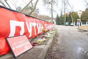 Prie Rusijos ambasados ir mitinge – sustiprintos policijos pajėgos