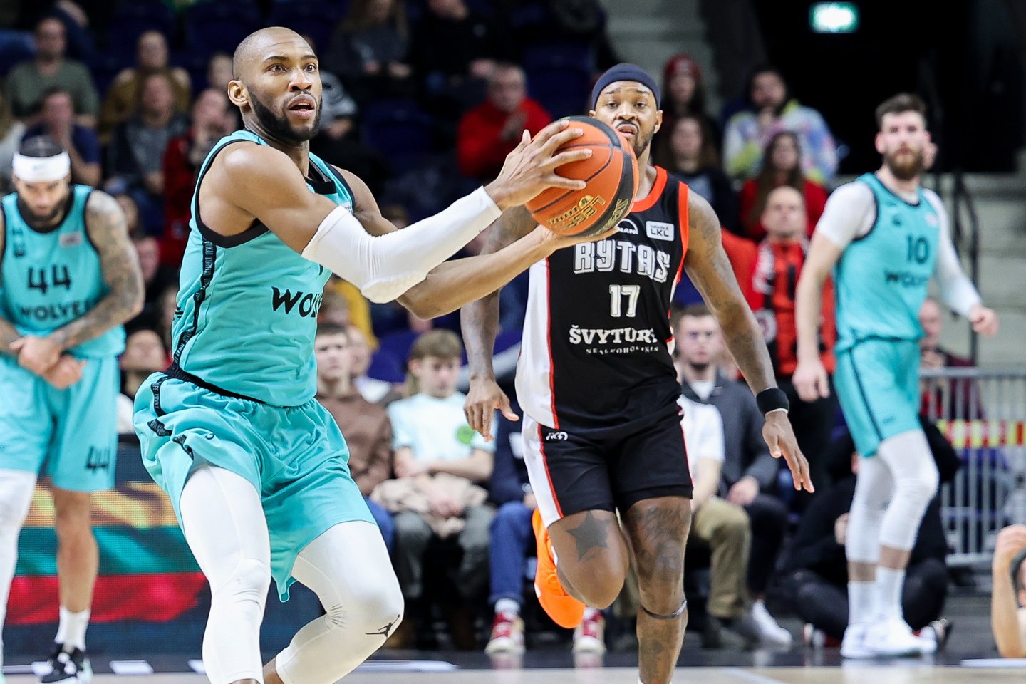 „Wolves“ žaidėjas Rasheedas Sulaimonas<br>T.Bauro nuotr.