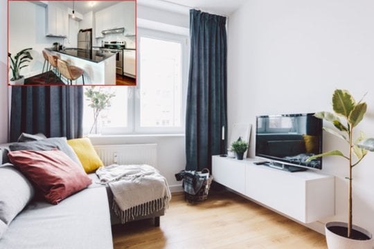 Patarimai, kaip mažą butą paversti erdviais apartamentais.