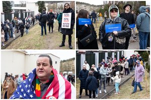 Lietuvoje gyvenantys rusai traukė prie balsadėžių: vidurdienį nusidriekė didžiulė žmonių minia