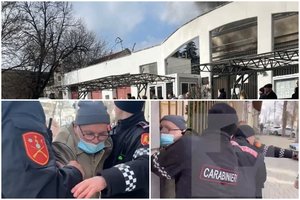 Moldovoje vyras padegamuoju skysčiu apmėtė Rusijos ambasadą