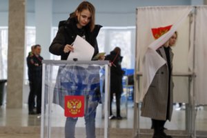 Vokietijos URM: Rusijos prezidento pseudorinkimai okupuotose Ukrainos teritorijose yra niekiniai