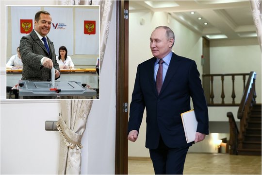 Vladimiras Putinas sekmadienį laimėjo dar vieną šešerių metų kadenciją Rusijos prezidento poste.