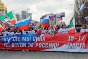 Iš Čečėnijos – fantastiški „V. Putino rinkimų“ rezultatai: lenkia kitas Kaukazo respublikas