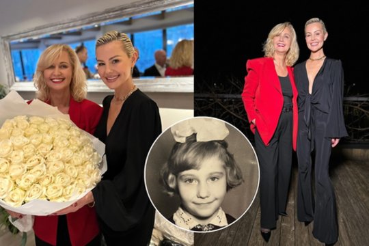  Indrė Burlinskaitė pasveikino savo mamą su gimtadieniu.