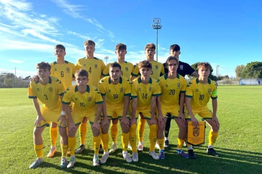  Vaikinų U19 futbolo rinktinė startuos Europos čempionato elitiniame atrankos etape
