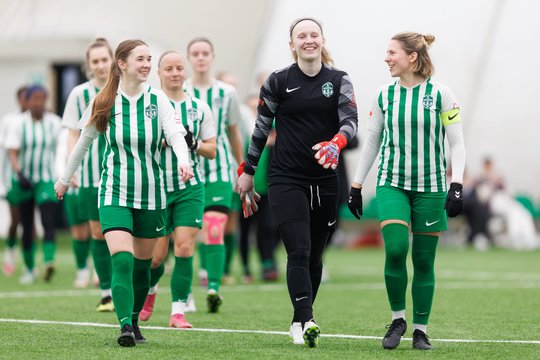  MFA „Žalgiris“-MRU moterų futbolo aukščiausios lygos sezoną atidarė pelnydamos 21 įvartį