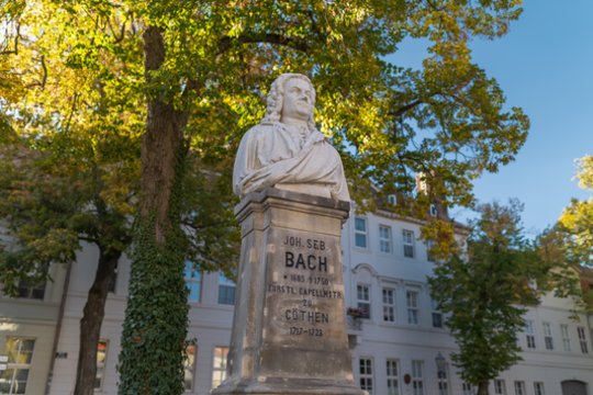  J. S. Bacho paminklas Kiotene.